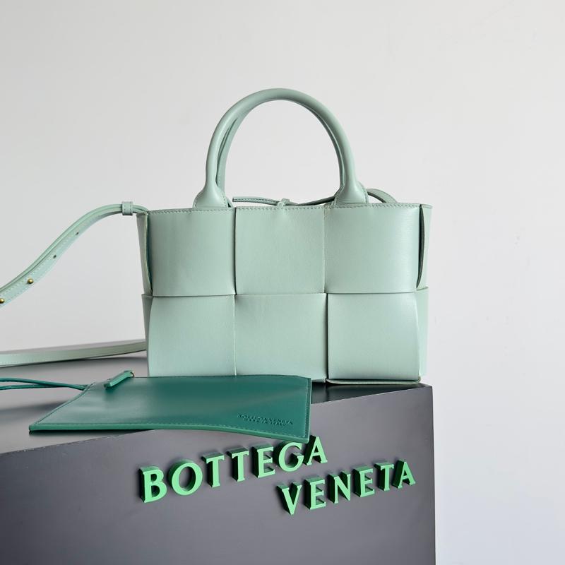 Bottega Veneta Handbags 709337 Plain Sage Green Dark Green